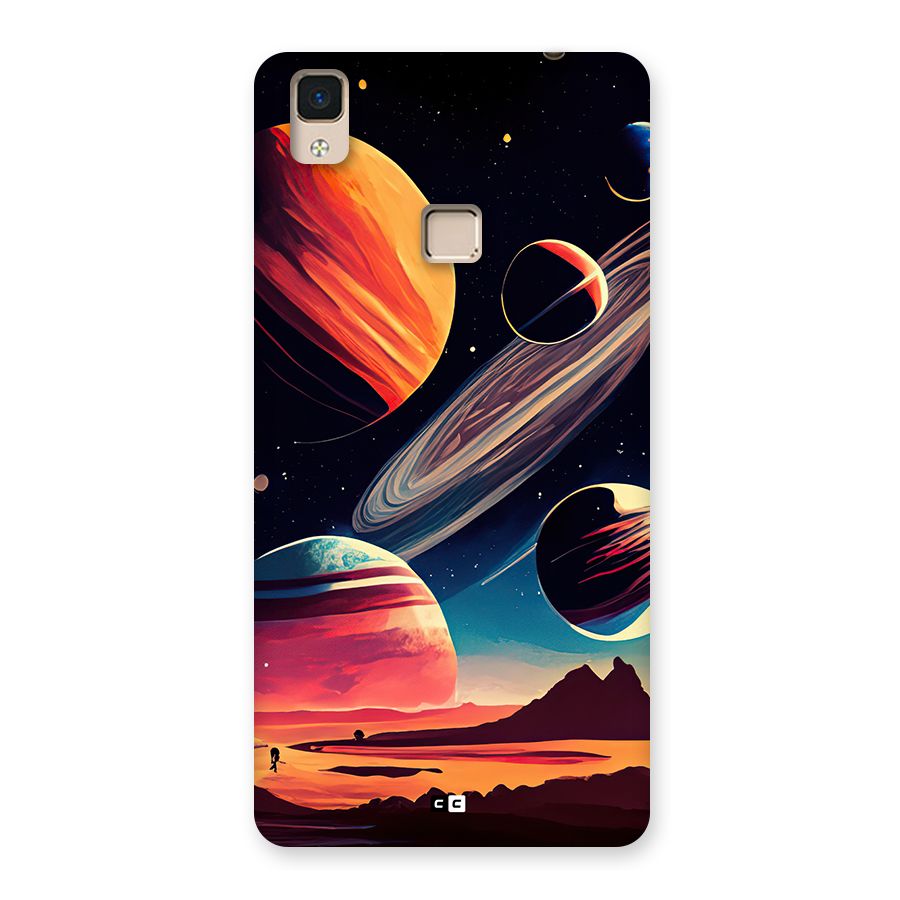 Space Planets Back Case for V3 Max