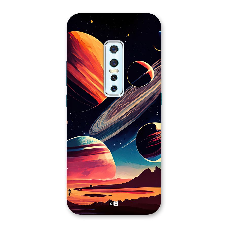 Space Planets Back Case for Vivo V17 Pro