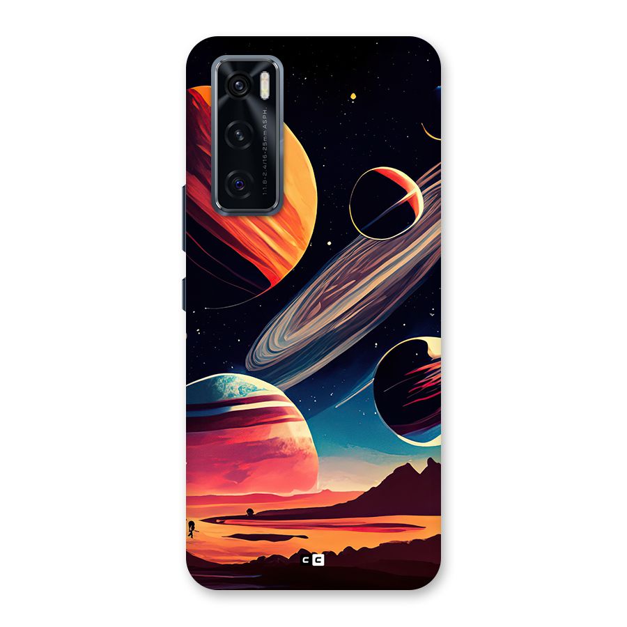 Space Planets Back Case for Vivo V20 SE