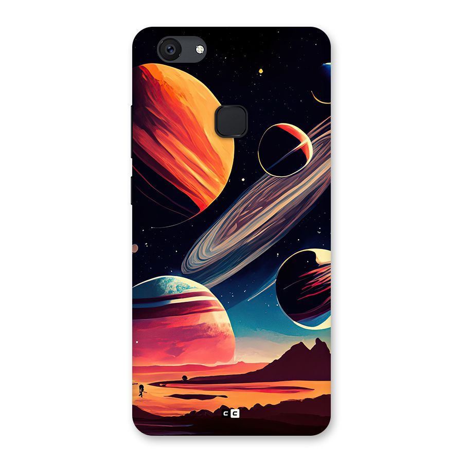 Space Planets Back Case for Vivo V7 Plus