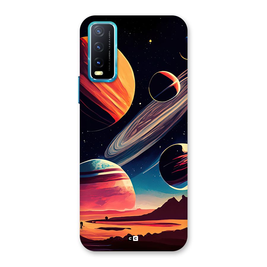 Space Planets Back Case for Vivo Y20G