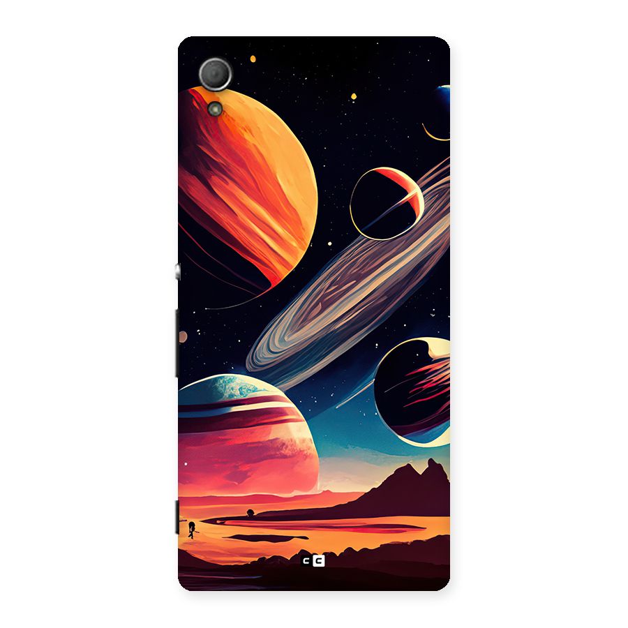 Space Planets Back Case for Xperia Z3 Plus