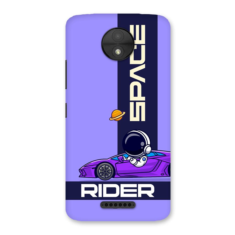 Space RIder Back Case for Moto C
