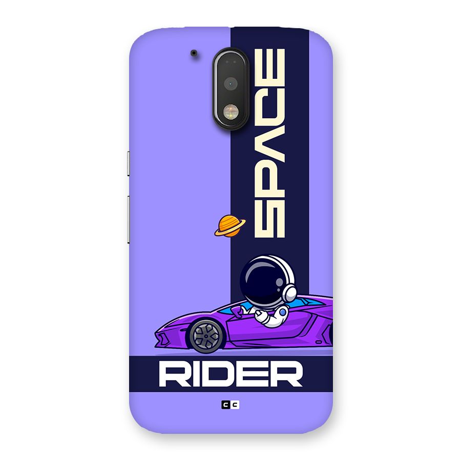 Space RIder Back Case for Moto G4 Plus