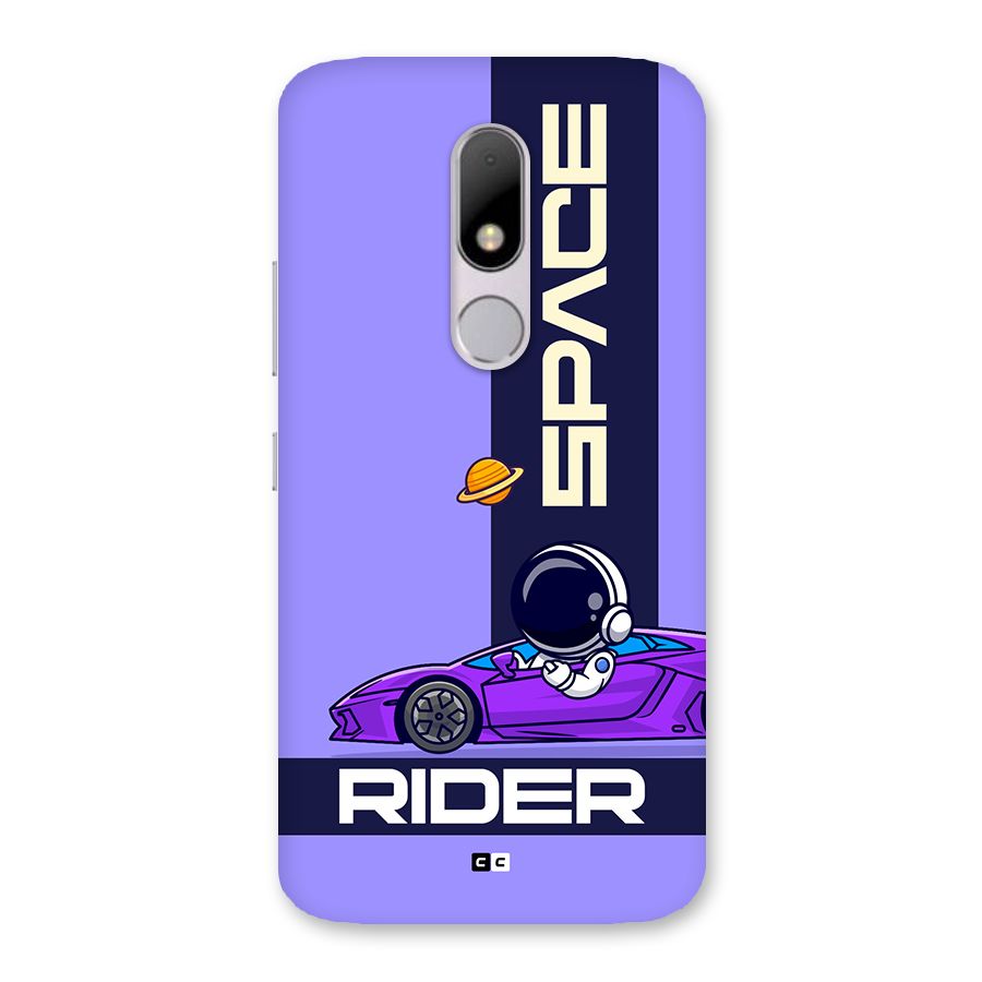 Space RIder Back Case for Moto M