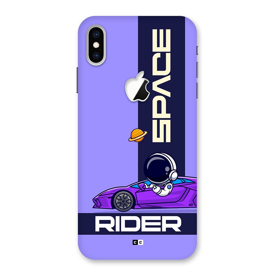 Space RIder Back Case for iPhone XS Max Apple Cut