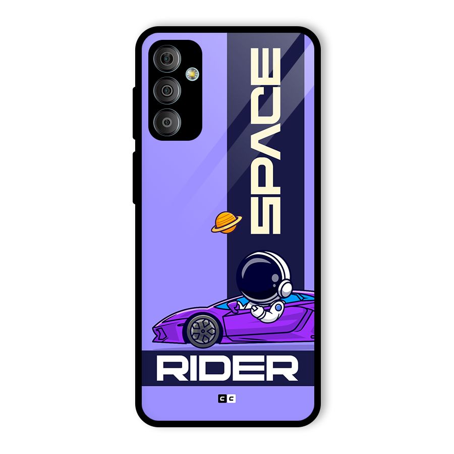 Space RIder Glass Back Case for Galaxy F23