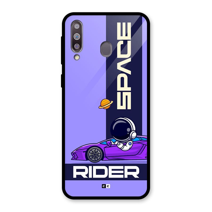 Space RIder Glass Back Case for Galaxy M30