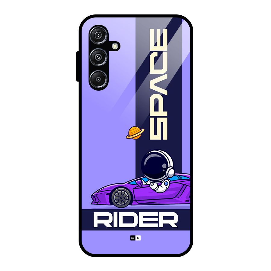 Space RIder Glass Back Case for Galaxy M34 5G