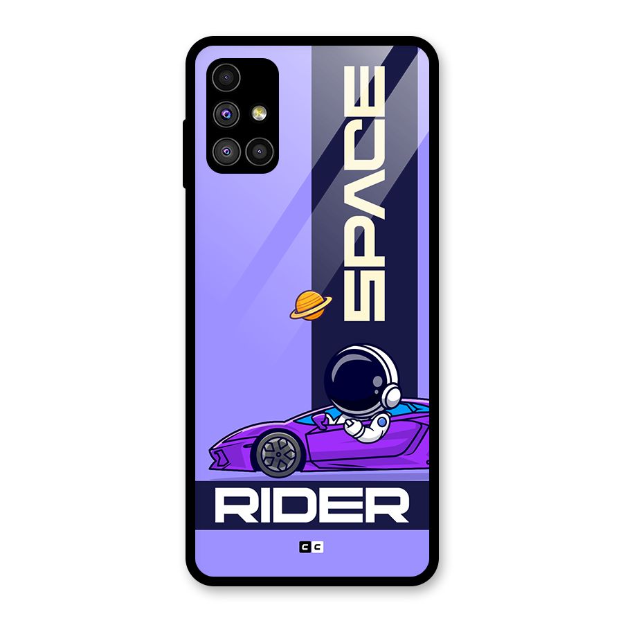 Space RIder Glass Back Case for Galaxy M51