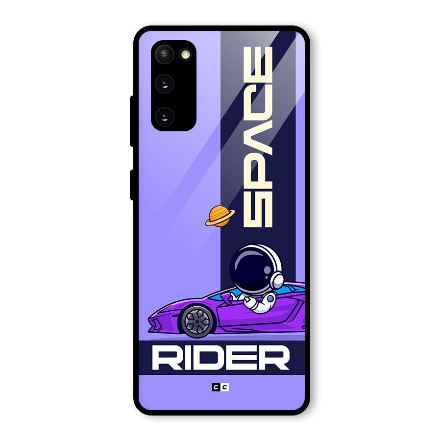 Space RIder Glass Back Case for Galaxy S20 FE
