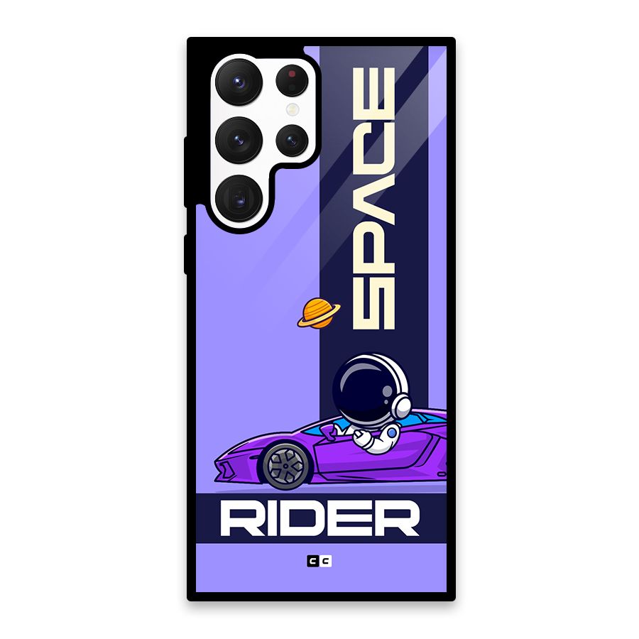 Space RIder Glass Back Case for Galaxy S22 Ultra 5G