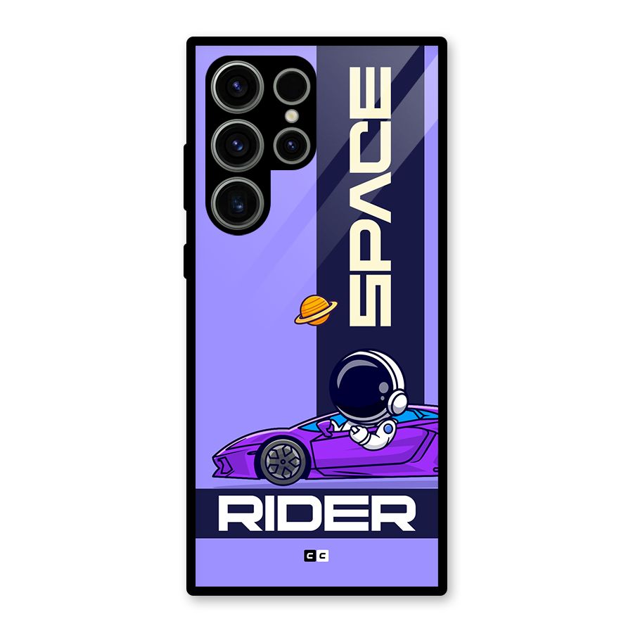 Space RIder Glass Back Case for Galaxy S23 Ultra