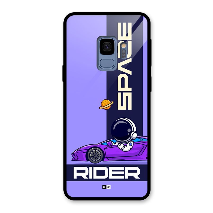 Space RIder Glass Back Case for Galaxy S9