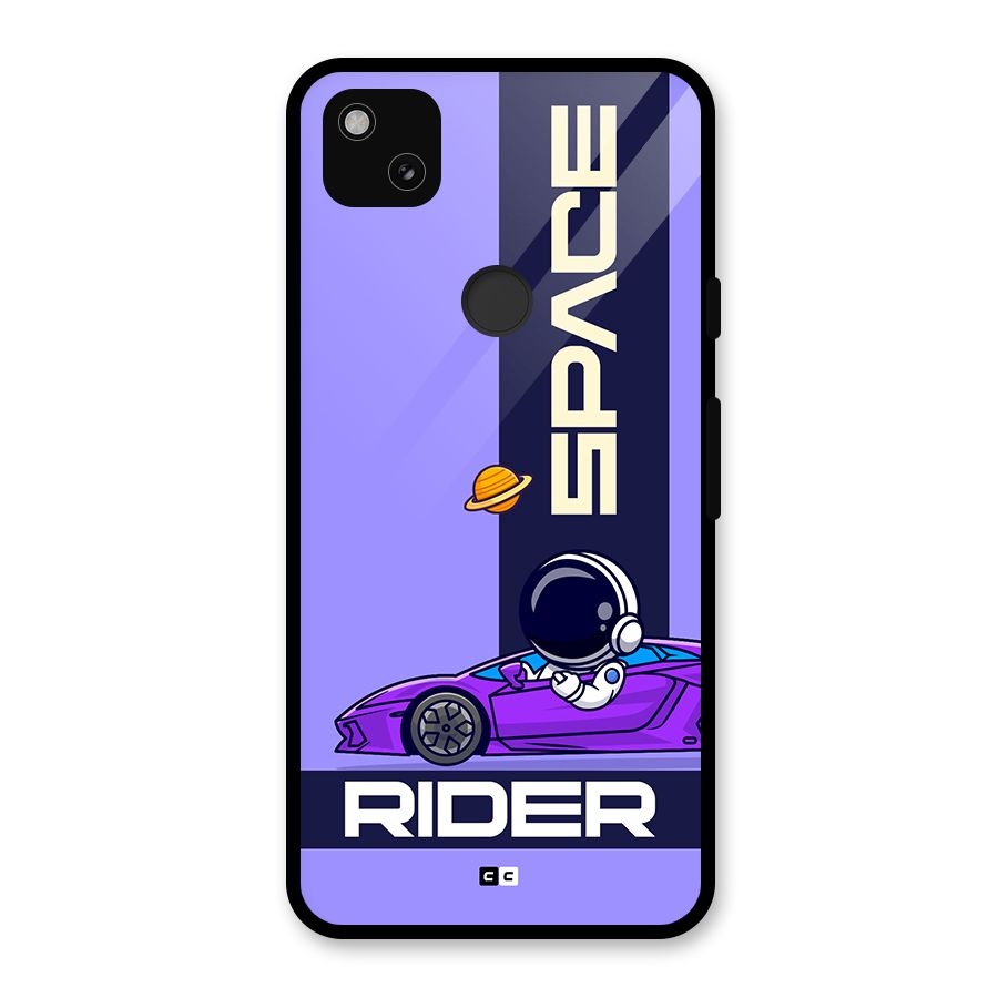 Space RIder Glass Back Case for Google Pixel 4a