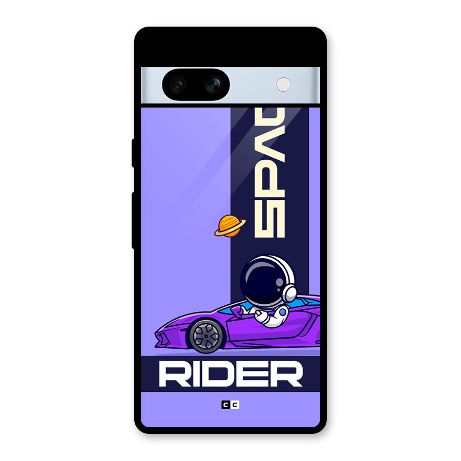 Space RIder Glass Back Case for Google Pixel 7a