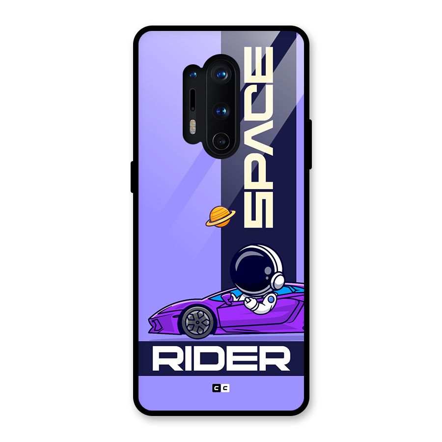 Space RIder Glass Back Case for OnePlus 8 Pro