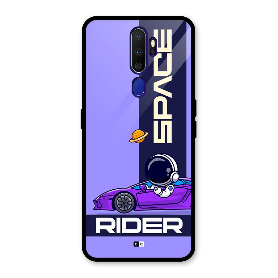 Space RIder Glass Back Case for Oppo A9 (2020)