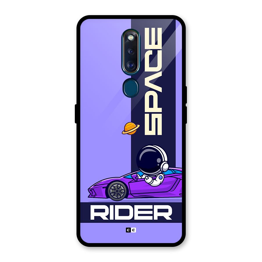 Space RIder Glass Back Case for Oppo F11 Pro