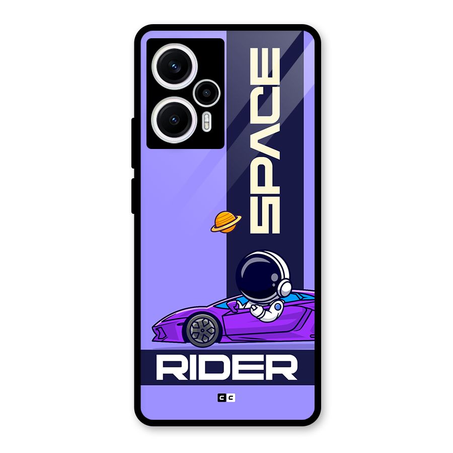 Space RIder Glass Back Case for Poco F5