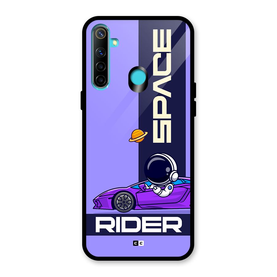 Space RIder Glass Back Case for Realme 5