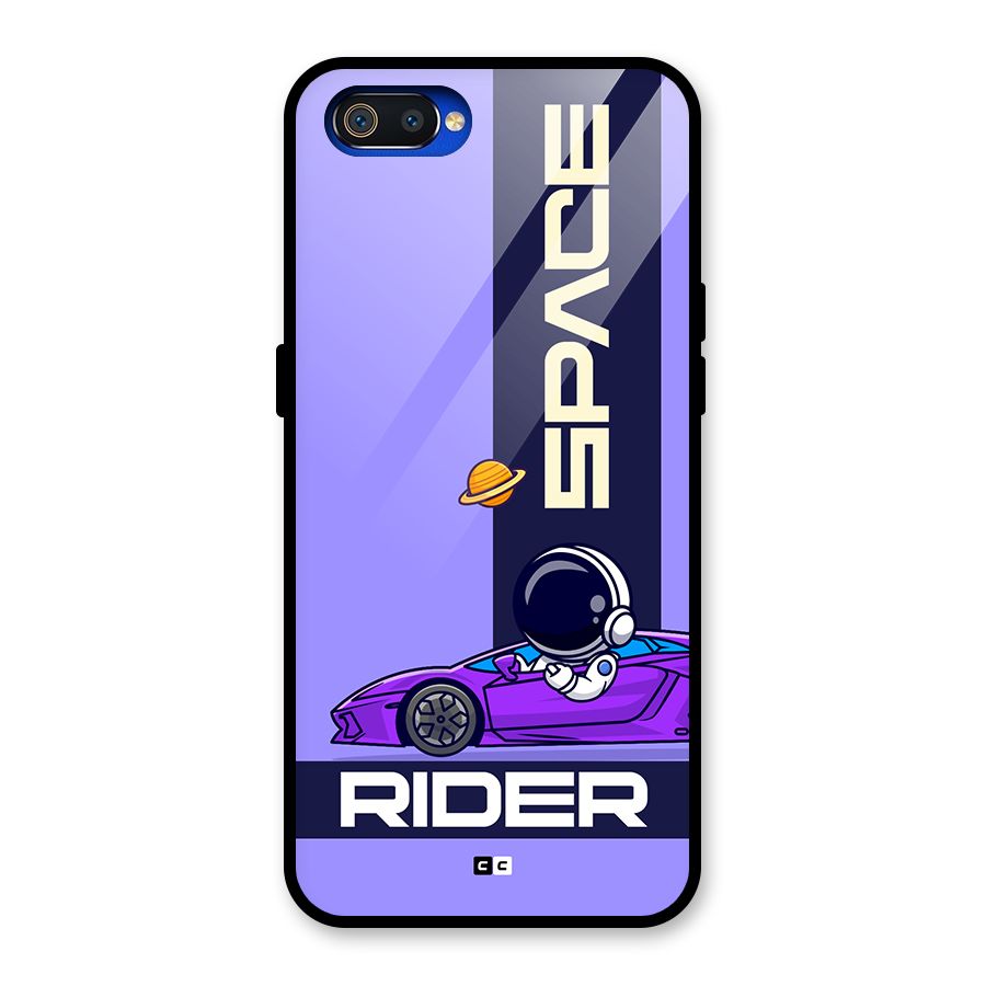 Space RIder Glass Back Case for Realme C2