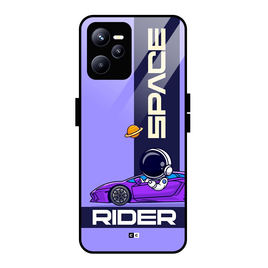 Space RIder Glass Back Case for Realme C35