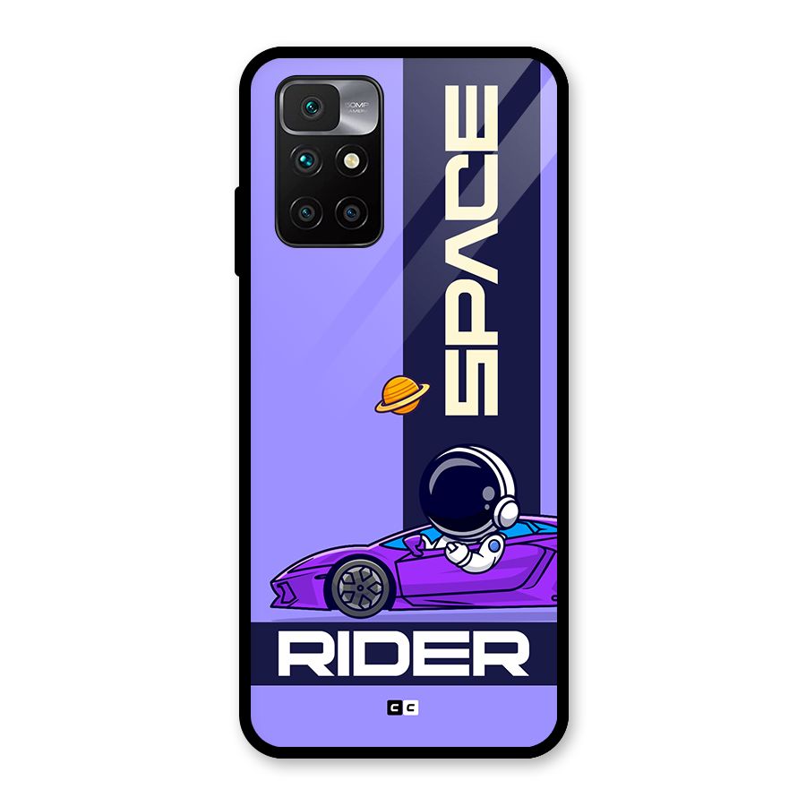 Space RIder Glass Back Case for Redmi 10 Prime