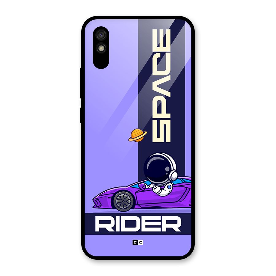 Space RIder Glass Back Case for Redmi 9A