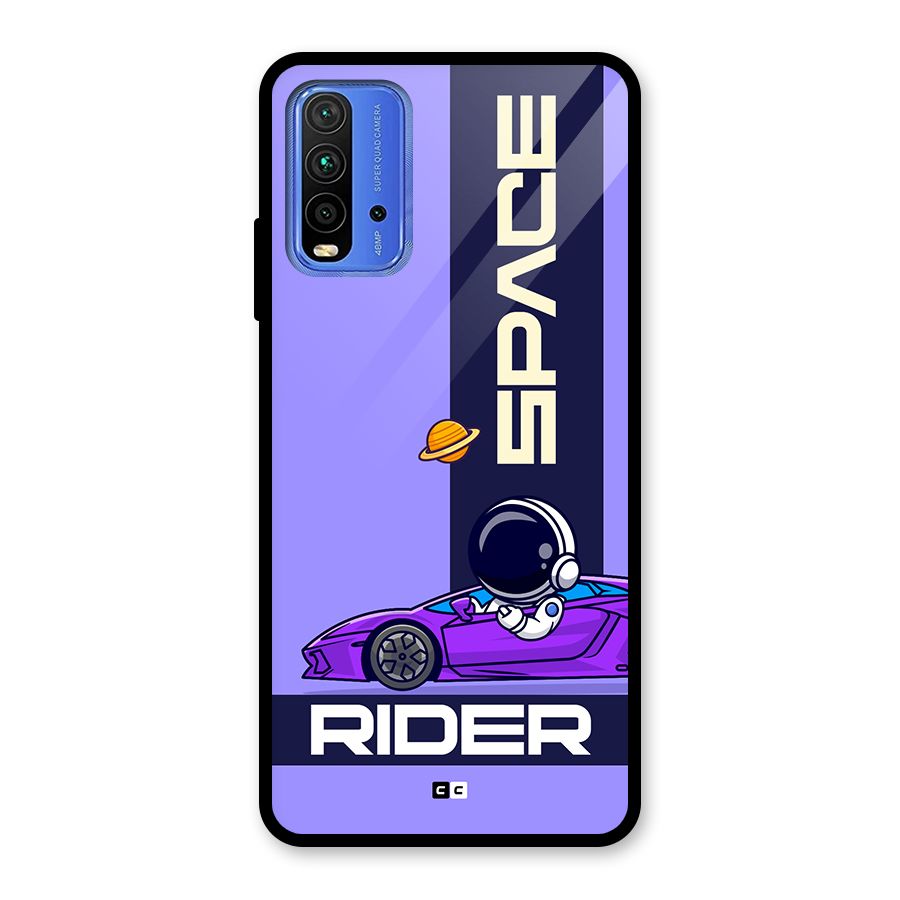 Space RIder Glass Back Case for Redmi 9 Power