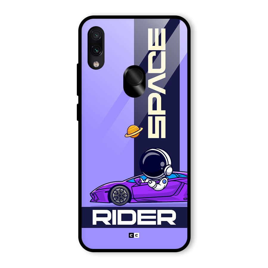 Space RIder Glass Back Case for Redmi Note 7S