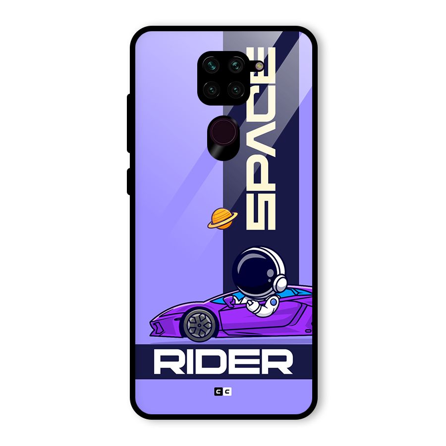 Space RIder Glass Back Case for Redmi Note 9