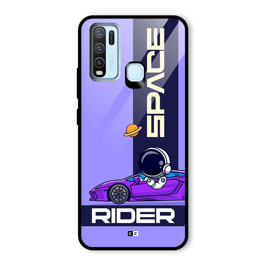 Space RIder Glass Back Case for Vivo Y30