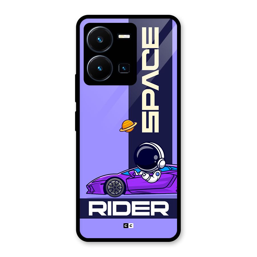 Space RIder Glass Back Case for Vivo Y35