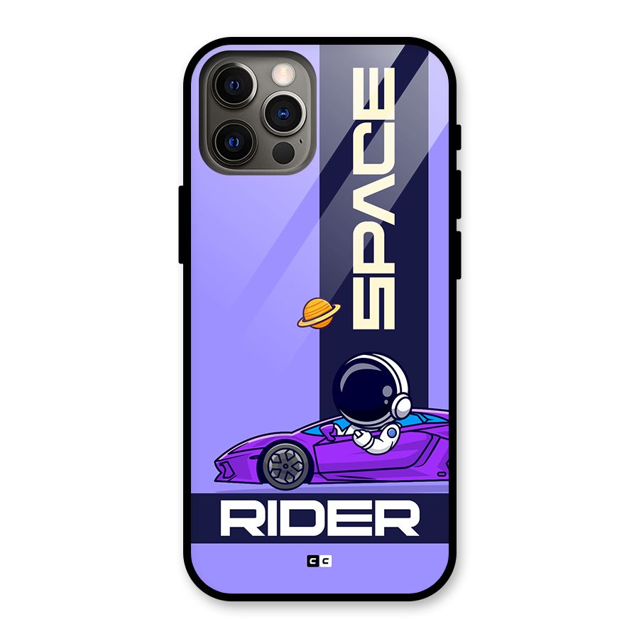 Space RIder Glass Back Case for iPhone 12 Pro