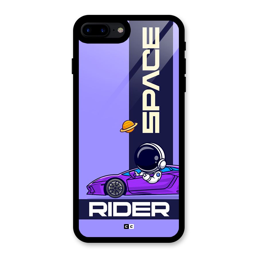 Space RIder Glass Back Case for iPhone 7 Plus