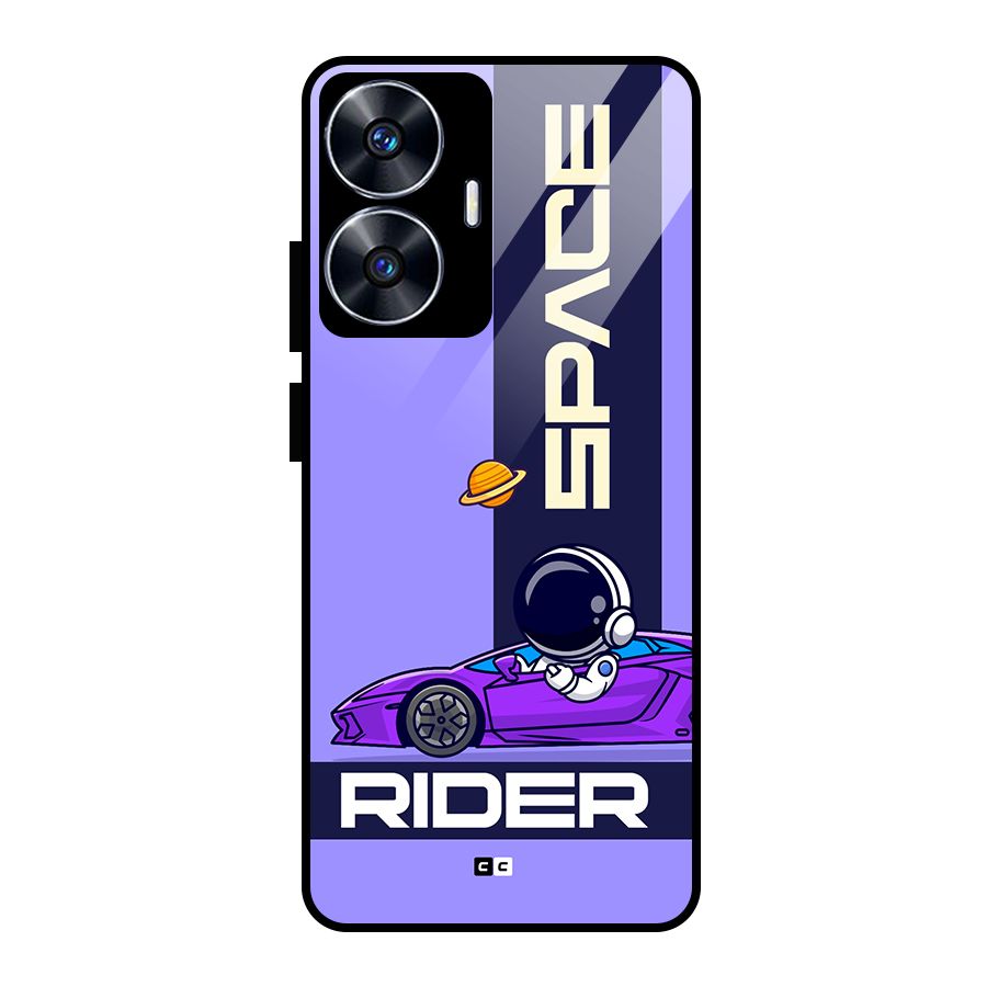 Space RIder Glass Back Case for realme C55
