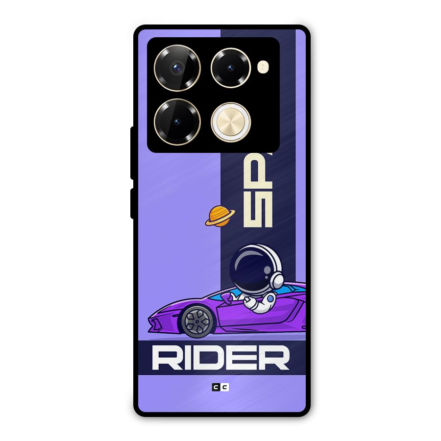 Space RIder Metal Back Case for Infinix Note 40 Pro
