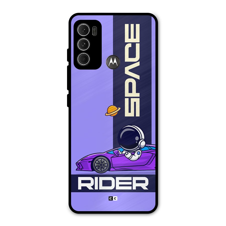Space RIder Metal Back Case for Moto G60