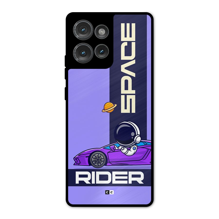Space RIder Metal Back Case for Motorola Edge 50