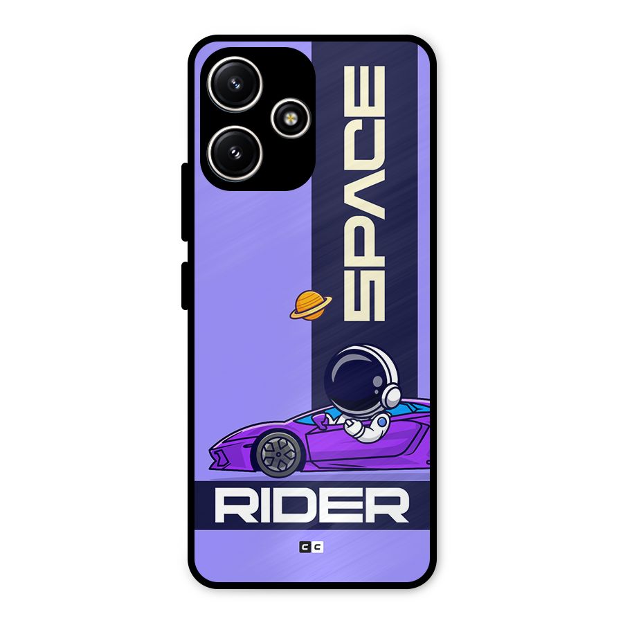 Space RIder Metal Back Case for Poco M6 Pro