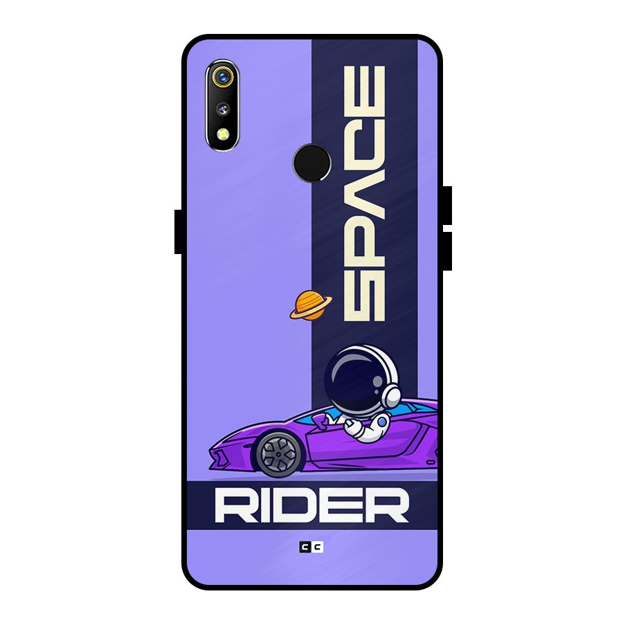Space RIder Metal Back Case for Realme 3i