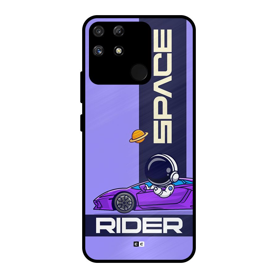Space RIder Metal Back Case for Realme Narzo 50A