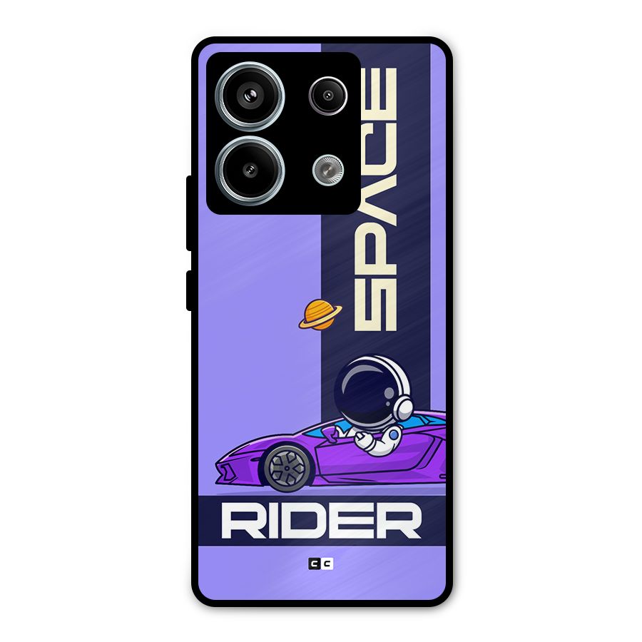 Space RIder Metal Back Case for Redmi Note 13 Pro 5G