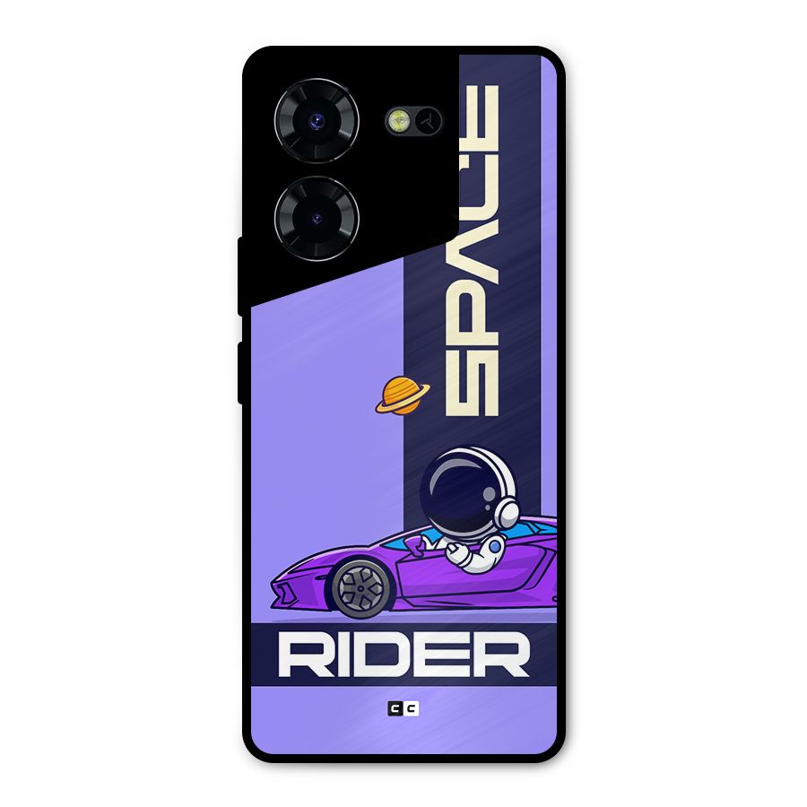 Space RIder Metal Back Case for Tecno Pova 5 Pro 5G
