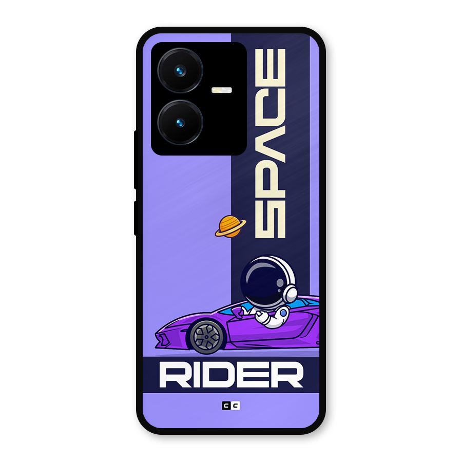 Space RIder Metal Back Case for Vivo Y22s