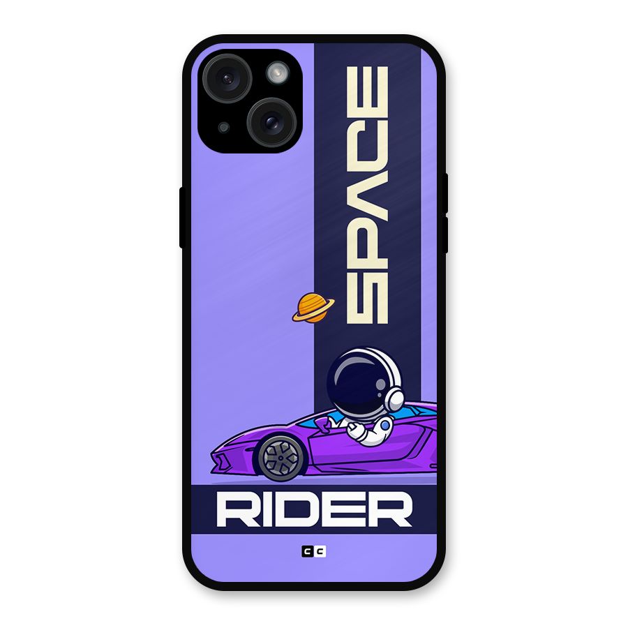 Space RIder Metal Back Case for iPhone 15 Plus