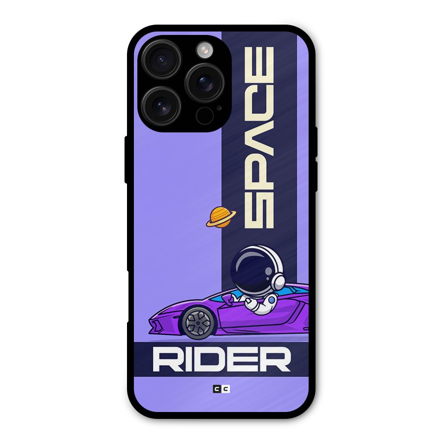 Space RIder Metal Back Case for iPhone 16 Pro Max