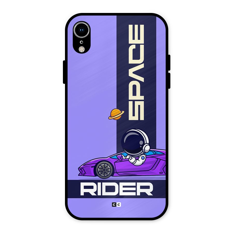 Space RIder Metal Back Case for iPhone XR