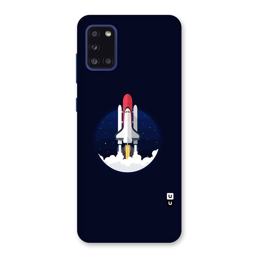 Space Rocket Minimal Back Case for Galaxy A31